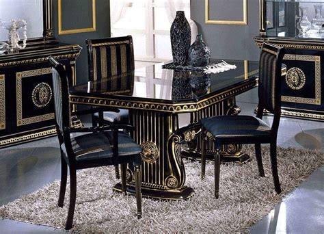 versace dining room table|versace italian table sets.